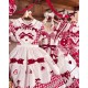 Mademoiselle Pearl Strawberry Cutsew Cardigan Blouses Skirt JSKs and OPs(Reservation/Full Payment Without Shipping)